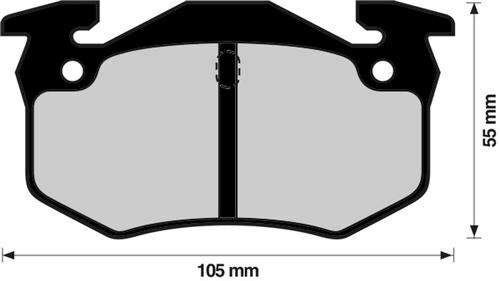 ARKA BALATA R9-R19-P106 96 P206 00 P306 97-01 MGN I-CLIO I-II -SAXO 96 XSARA 97 İNCE TİP