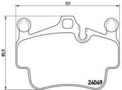 ÖN BALATA PORSCHE BOXSTER 08-11 -CAYMAN 05 911 04-12