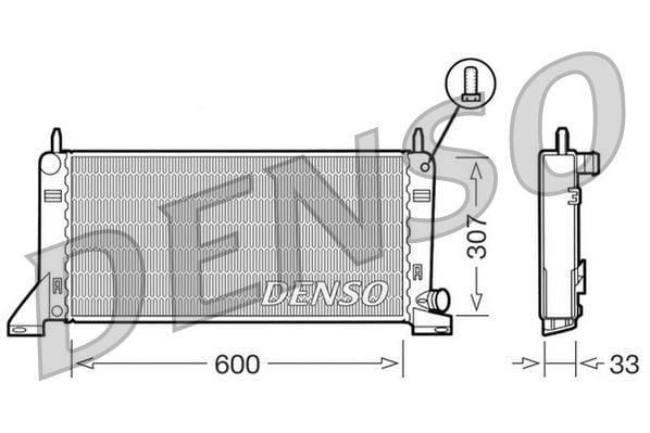RADİATOR. ENGİNE COOLİNG FORD ESCORT IV 85-90