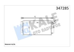 KLİMA KONDENSERİ FIAT EGEA-500L 12 1.3-1.6 MULTİJET-1.4 BENZINLI AL-PL-BRZ