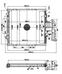 RADYATOR TRUCK BRAZİNG MT 920X938X48 TG-A 310 HP 02-