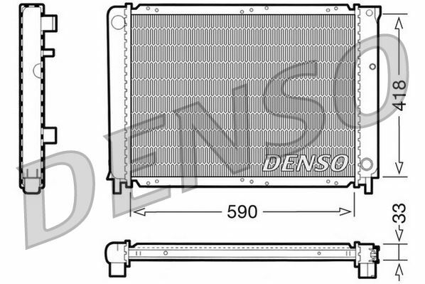 RADİATOR. ENGİNE COOLİNG VOLVO 940 I 90-95