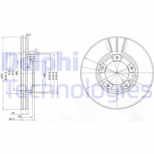 FREN DİSKİ ÇİFTLİ PAKET . DELİKLİ ÖN TOYOTA // VW; DYNA. HI-ACE. HI-LUX. SPACECRUISER // TARO 83
