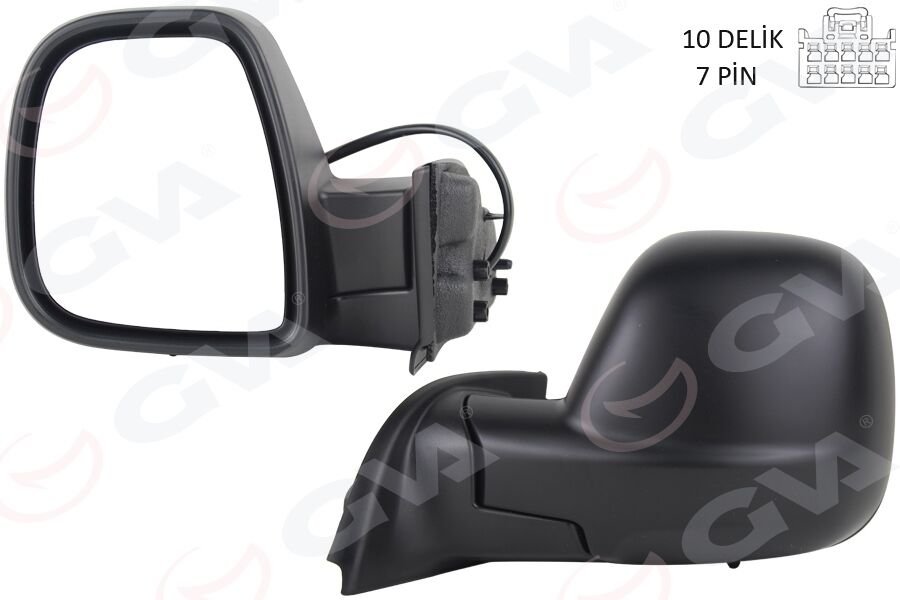 DIŞ DİKİZ AYNASI SOL RIFTER-BERLINGO 2019 COMBO-PROACE CITY 19 ELEKTRİKLİ DESENLİ REZİSTANSLI OTOMATİK AÇMA KAPAMA