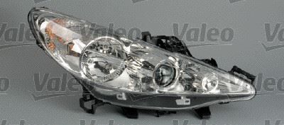 SAĞ FAR HAREKETLİ MERCEKLİ PEUGEOT P207 07 15 BEYAZ HALOJEN H1.H7.W5W MOTORLU