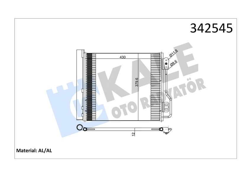 KLIMA RADYATORU SMART FORTWO Coupe 451 07