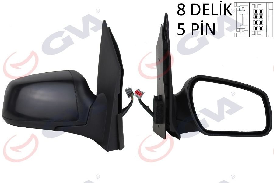 DIŞ DİKİZ AYNASI SAĞ FIESTA 05 ELEKTRİKLİ ISITMALI KONVEKS 5 FİŞ VM-6312EHR