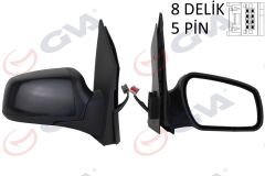 DIŞ DİKİZ AYNASI SAĞ FIESTA 05 ELEKTRİKLİ ISITMALI KONVEKS 5 FİŞ VM-6312EHR