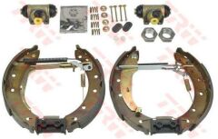 PABUÇLU BALATA KİTİ ÖN AKS. ARKA AKS CITROEN SAXO S0 S1 XSARA N1 XSARA COUPE N0 ZX N2 ZX BRE AK N2 PEUGEOT 106 II 1A 1C 106 VAN II HATCHBACK VAN 1S 206 HATCHBACK 2A/C 206 SW 2E/K 206