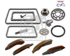 EKSANTRİK ZİNCİR SETİ EKSANTRİK MİLİ-YAĞ POMPASI VE DENGE MİLİ İÇİN-TRITAN KAPLAMALI MİNİ BMW