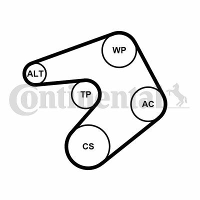 ALTERNATÖR GERGİ KİTİ 6PK1245 ZAFIRA-VIVARO C-P3008-P308-P5008-P508-P407-EXPERT-C4-C5-C8-DS4- DS5-JUMPY-P508-P407 2.0 HDI 165-2.0 HDI 06
