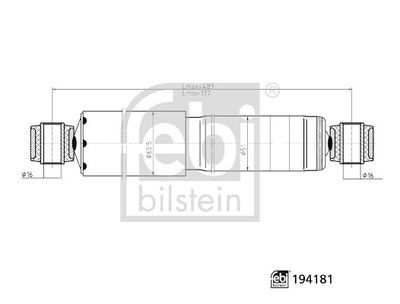 AMORTİSÖR ARKA AKS CİTROEN-FIAT-PEUGEOT