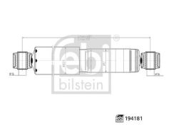 AMORTİSÖR ARKA AKS CİTROEN-FIAT-PEUGEOT