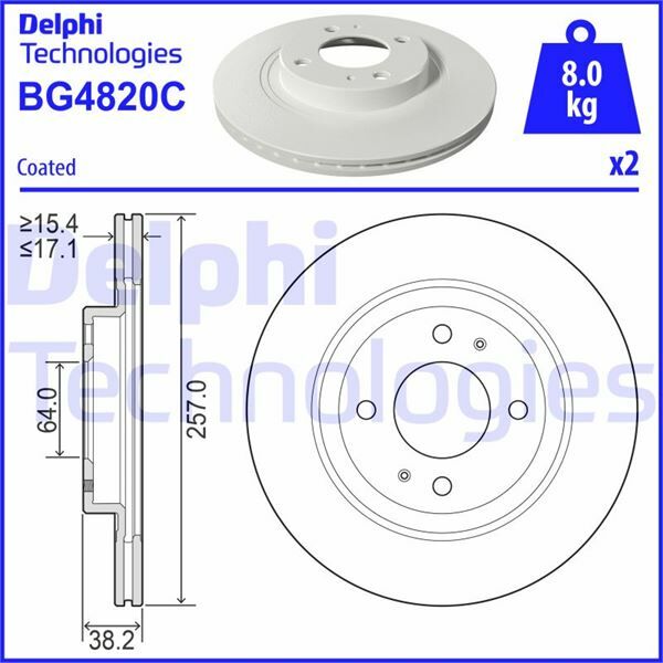 FREN DİSKİ ÇİFTLİ PAKET - BOYALI. DELİKLİ ÖN CITROEN // PEUGEOT; C-ZERO // ION 10/2010