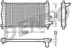 RADİATOR. ENGİNE COOLİNG FORD FIESTA III 89-97