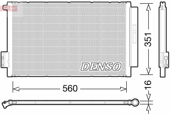 CONDENSER. AİR CONDİTİONİNG FIAT 500L 12-