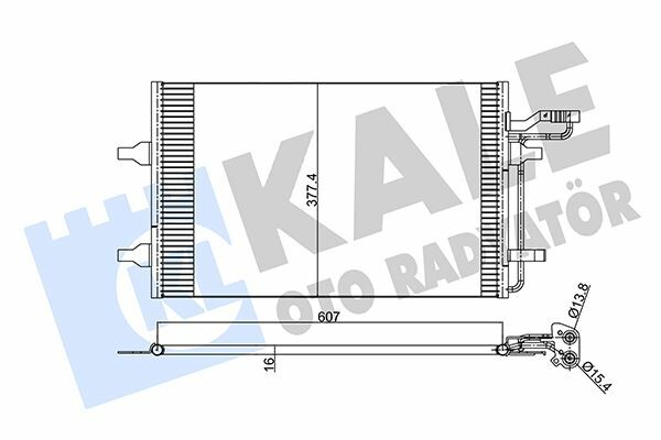KLİMA RADYATÖRÜ VOLVO S40 2004-2012 C30 06-12 V50 1.6 D2 1.8 2.0 2004 2012