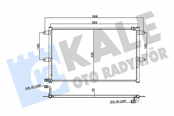 384600 KLİMA RADYATÖRÜ VW POLO-CADDY II 95 SEAT CORDOBA-IBIZA II-INCA 93 1.4 1.6 1.8 19D-TDI-SDI KONDENSER KURUTUCUSUZ BRAZING AL-AL 584X338X18