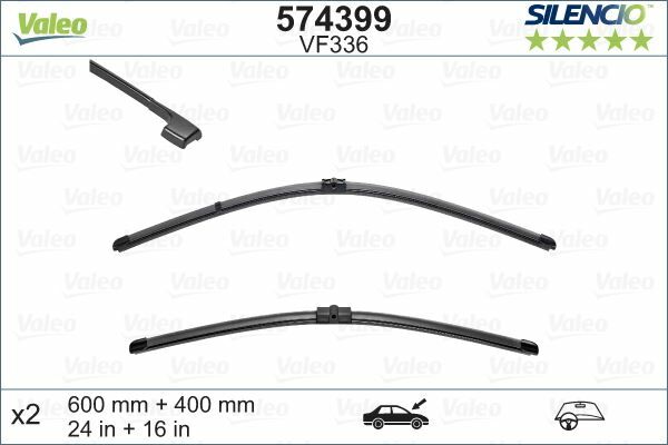 SILECEK SUPURGESI FLAT BLADE X2 BMW E92