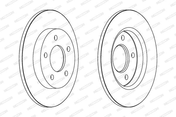 ARKA FREN AYNASI DUZ MAZDA III 1.4/1.6/1.6DI TURBO 10/03
