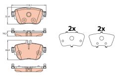 FREN BALATASI ARKA MERCEDES C257 W213 S213 C238 A238