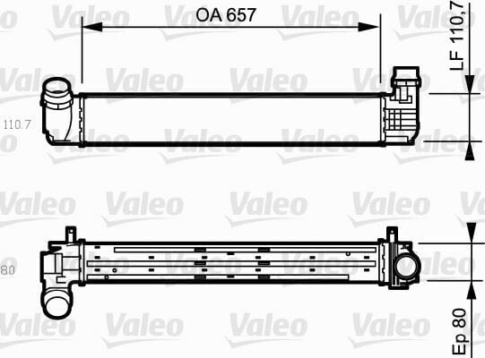 TURBO RADYATÖRÜ INTERCOOLER MGN III 2.0TCe-1.9dCİ-SCENIC III-GRAND SCENIC III 1.9 Dci 09