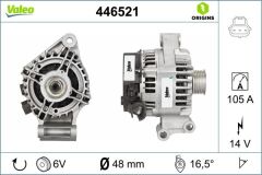 ALTERNATÖR 14V 105A FIESTA V-FUSION 1.25-1.4-1.6 16V 01 FOCUS-FOCUS II 1.4-1.6 16V 98 CMAX DAN587