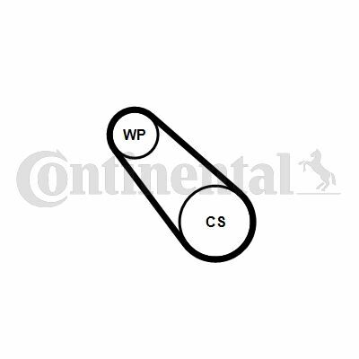 Multi V-Belt Kit Water Pump