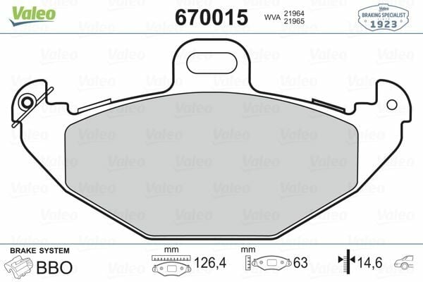 ARKA FREN BALATASI RENAULT LAGUNA 93 01 ESPACE III 96 00 1.6 1.8 1.9dCi 2.0 16V 2.2 3.0