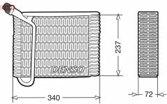 EVAPORATOR. AİR CONDİTİONİNG VOLVO 740 83-92