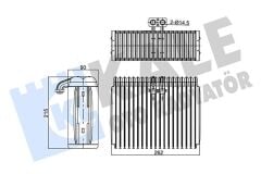 EVAPORATOR ALFA ROMEO 145-146-FIAT BRAVA-BRAVO I /COUPE-MAREA-MULTIPLA