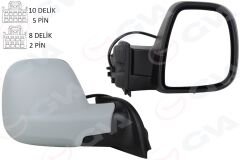 DIŞ DİKİZ AYNASI SAĞ BERLINGO-RIFTER 19 COMBO-PROACE CITY 19 ELEKTRİKLİ ASTARLI REZİSTANSLI SENSÖRLÜ