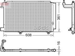 KLIMA RADYATORU KONDENSERİ FIESTA VI 1.25 1.4 16V 1.4TDCI 08 14
