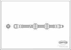 FREN HORTUMU ARKA MERCEDES W164 X164