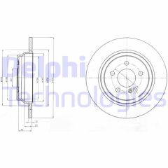 FREN DISKI ARKA MERCEDES S-CLASS W221 C216
