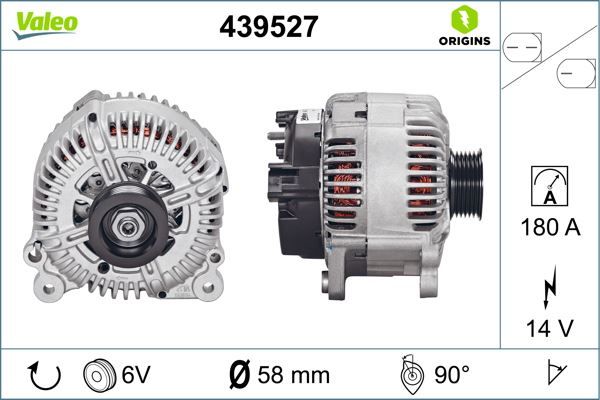 ALTERNATÖR 14V 180A VW TOUAREG 04-10 -A6 04-11 -A8 03-10 -Q7 06-10 2.7-3.0 TDİ