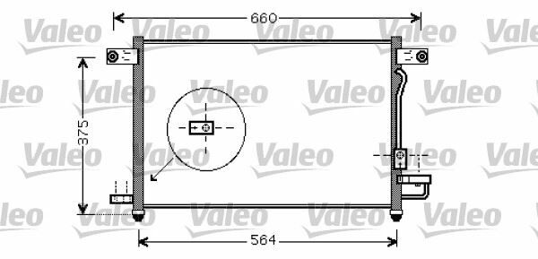 KLİMA KONDENSERİ DAEWOO KALOS 1.2-1.4-1.4 16V 02 542x414x17
