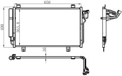 KLİMA BRAZİNG CONDENSER A/M 6 2.2D/2.2CDVI 2012 940387
