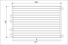 KLİMA KONDENSERİ KURUTUCU İLE MGN II-SCENIC II 2.0 DCİ 05
