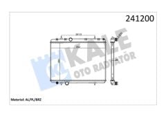 RADYATÖR 407 04 C5 04 1.6HDI 2.2 16V AC MEK 552x380x26 1 SIRA ALB SİSTEM