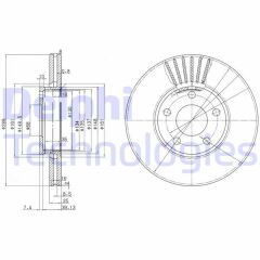 ÖN FREN AYNASI PASSAT-VARIANT 11/96/5.05 AUDI A4-A6 1.8 20V-1.9TDI 97 288x25x5DLxHAVALI 4B0615301B-8E0615301A-8E0615301Q-JZW615301F