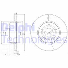 FREN DİSKİ ÇİFTLİ PAKET . DELİKLİ ÖN LAND ROVER RANGE ROVER 1994 03/2002