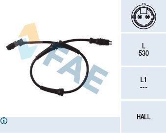 TEKERLEK HIZ SENSÖRÜ MEGANE 2-SCENIC 2 1.4-1.6-1.5 DCİ-1.9-2.0 DCİ 03 ÖN 485mm