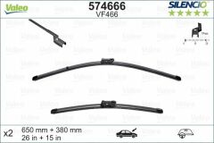 Valeo Silencio X-TRM Flat Blade VM466 X2 650 380 mm FORD FIESTA 6 08 -