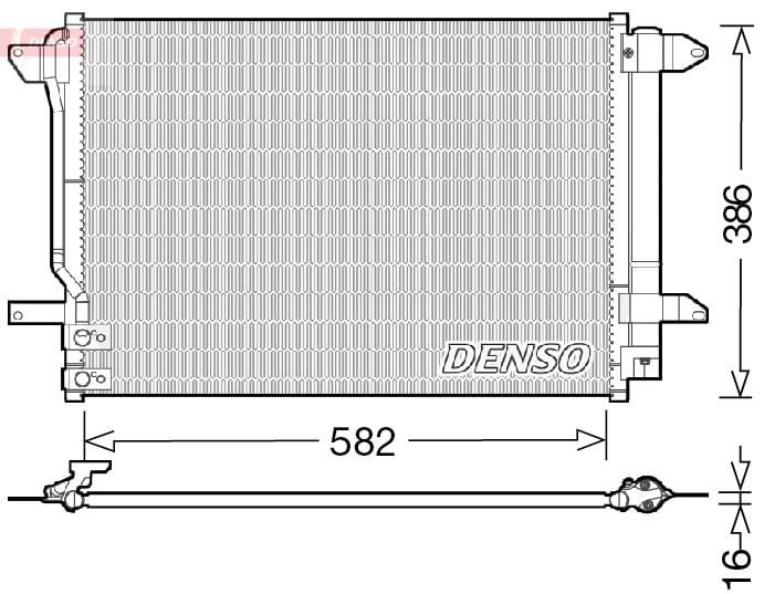 CONDENSER. AİR CONDİTİONİNG VW BEETLE 5C 11-19