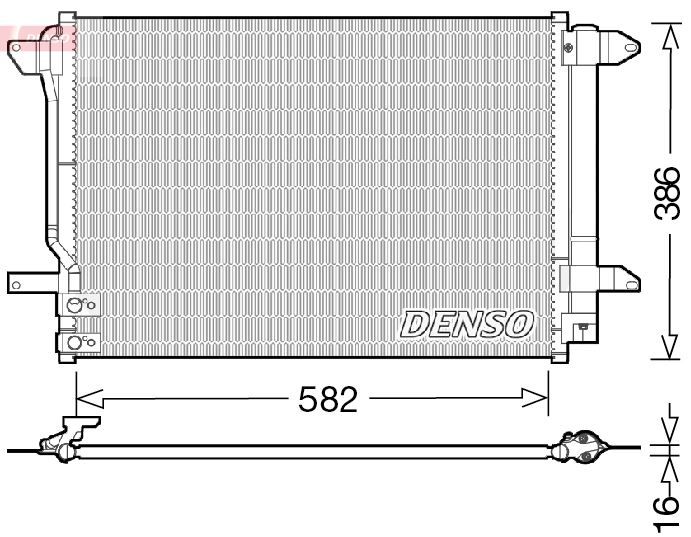 CONDENSER. AİR CONDİTİONİNG VW BEETLE 5C 11-19