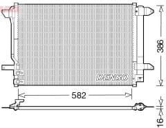 CONDENSER. AİR CONDİTİONİNG VW BEETLE 5C 11-19
