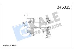 TURBO RADYATÖRÜ INTERCOOLER ASTRA H 1.7 CDTİ 04 218x126x62 AL/PL/BRZ