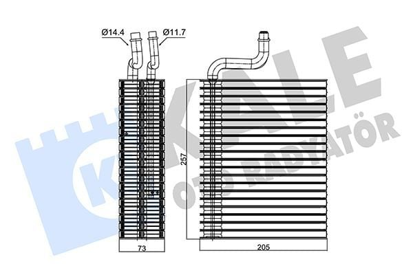 EVAPORATOR COMBO-CORSA-TIGRA-VAUXHALL COMBO-CORSA