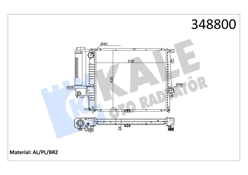 MOTOR SU RADYATORU BMW M20 B20 B25 M50 B20 E34 90 95 M40 E30 87 91
